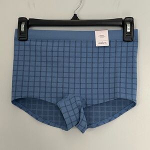 Auden Women’s Seemless Boy Shorts - Underwear - Blue - Size Large - NWT